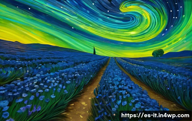 다감각 예술 경험 디자인의 예술적 표현 방법 - **Immersive Van Gogh VR Experience:**
"A person, with an expression of pure awe and wonder, wear...