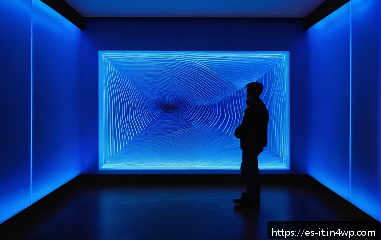 다감각 예술 경험 디자인의 이론적 배경 - A contemporary multisensory art installation in a modern Madrid gallery, featuring immersive ambient...