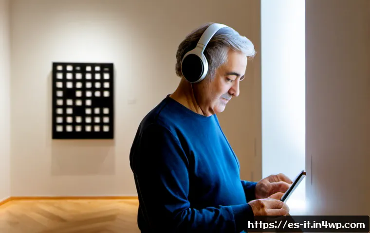 다감각 예술 경험 디자인의 사용성 테스트 - Photorealistic usability testing session for a multisensory art experience in a contemporary Spanish...